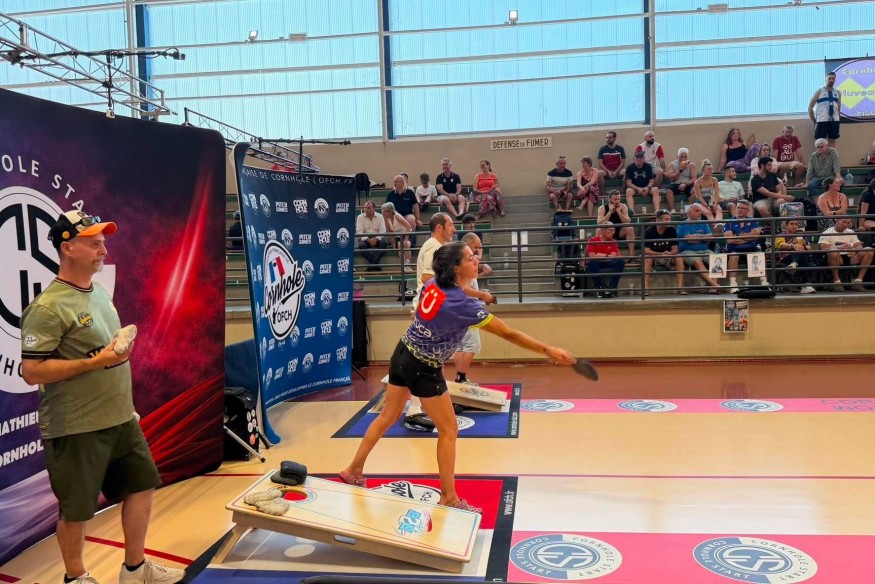 « Un retour aux sources » : les finales de la ligue de cornhole se tenaient à Parthenay ce week-end
